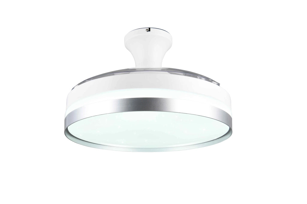 Plafoniera con Ventilatore estate/inverno, titano, D 100 cm Lindberg