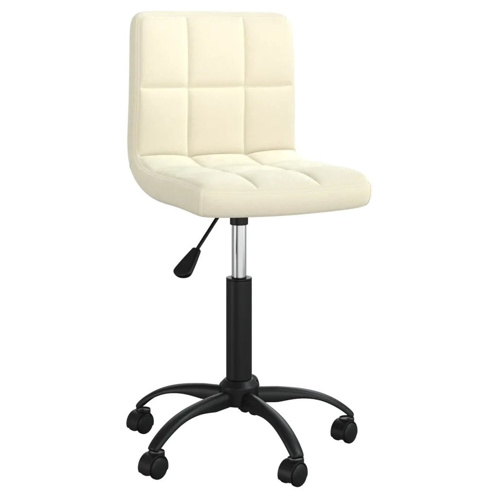 Sedia da Pranzo Girevole Crema in Velluto cod mxl 27858