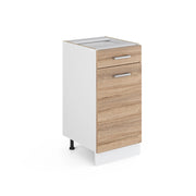 Vicco Mobiletto base per cucina Sonoma 40 cm senza piano di lavoro