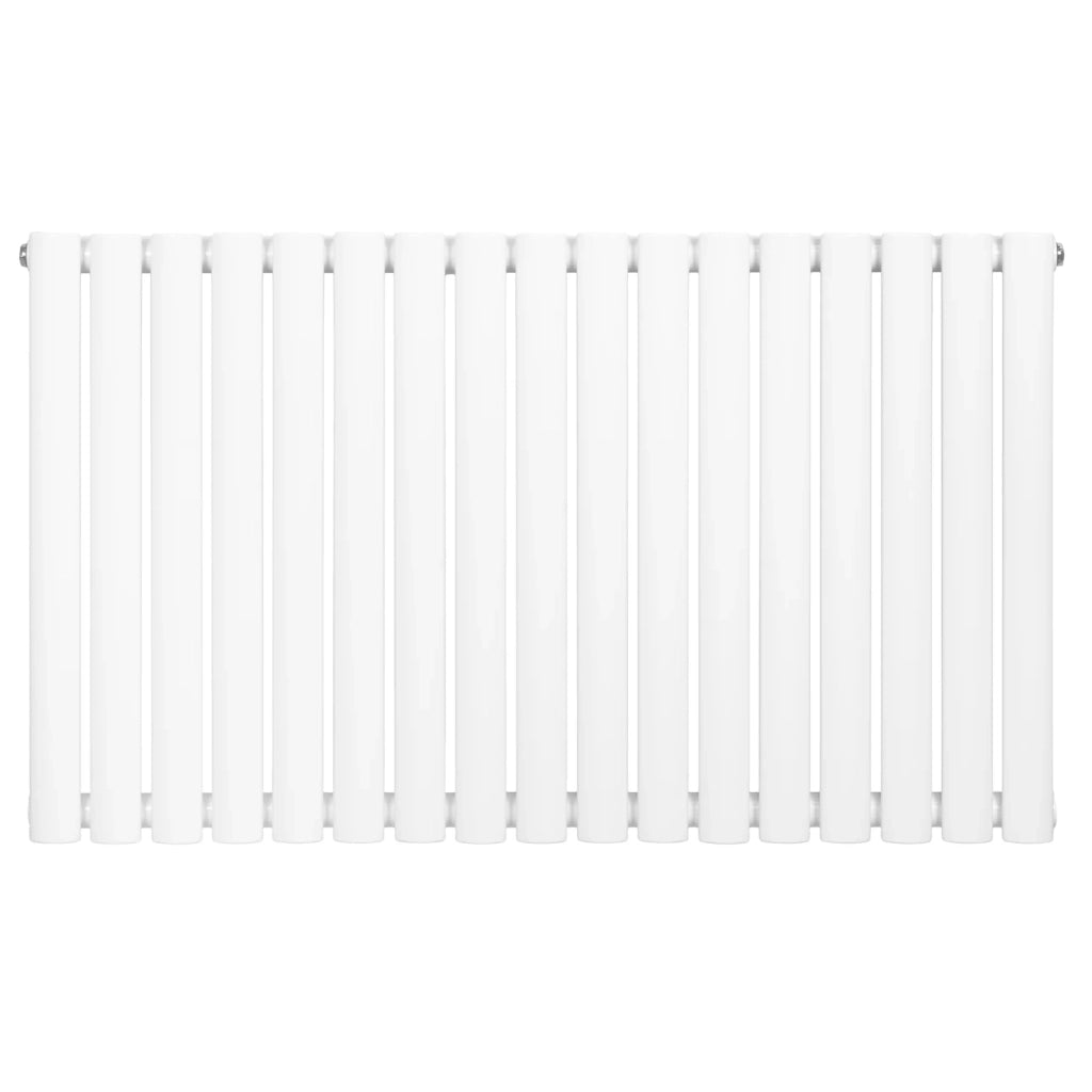 Radiatore Orizzontale Design Ovale Colonna Singola Bianco 600x1020 mm
