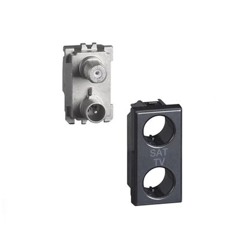 Presa Tv-Sat Bticino Axolute Coassiale Diretta Demiscelata H4214D