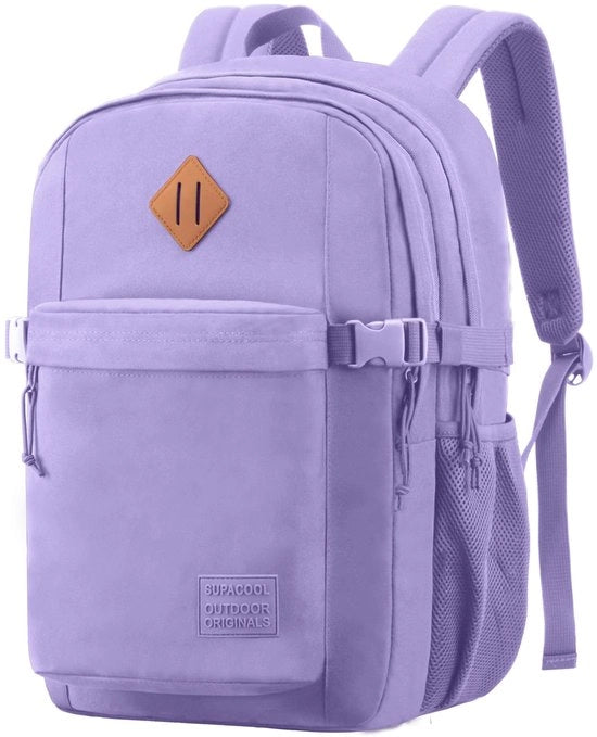 Borsa Casual Leggera per Uomo e Donna, Borsa da Viaggio, Grande Borsa per Ragazzi e Ragazze, Borsa per Bambini con Tasca per Laptop (Azzurro)