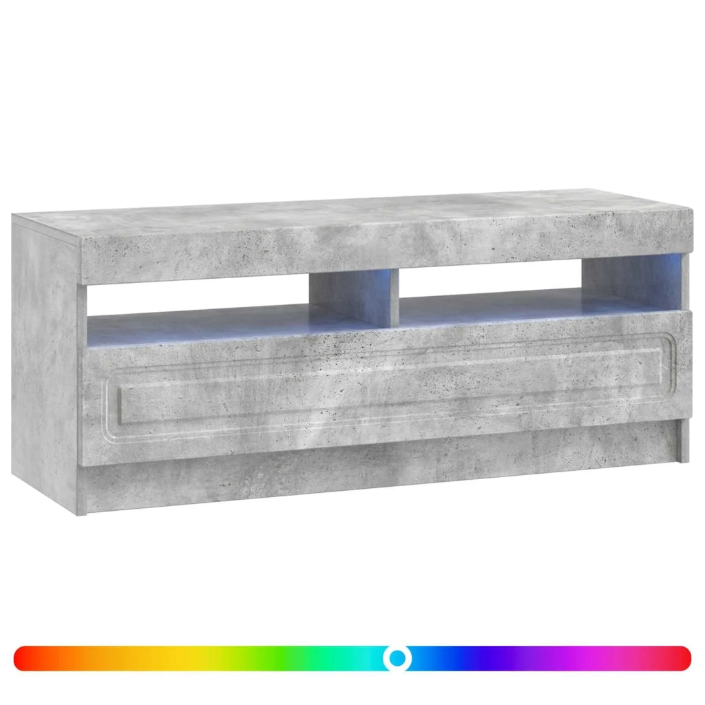Mobile TV LED Grigio Cemento Legno ingegnerizzato 897868