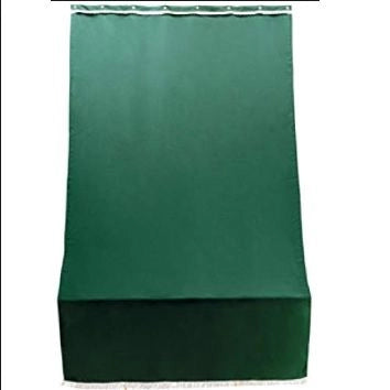TENDA DA SOLE VERDE PER PORTA 140X250 CON OCCHIELLI IN METALLO