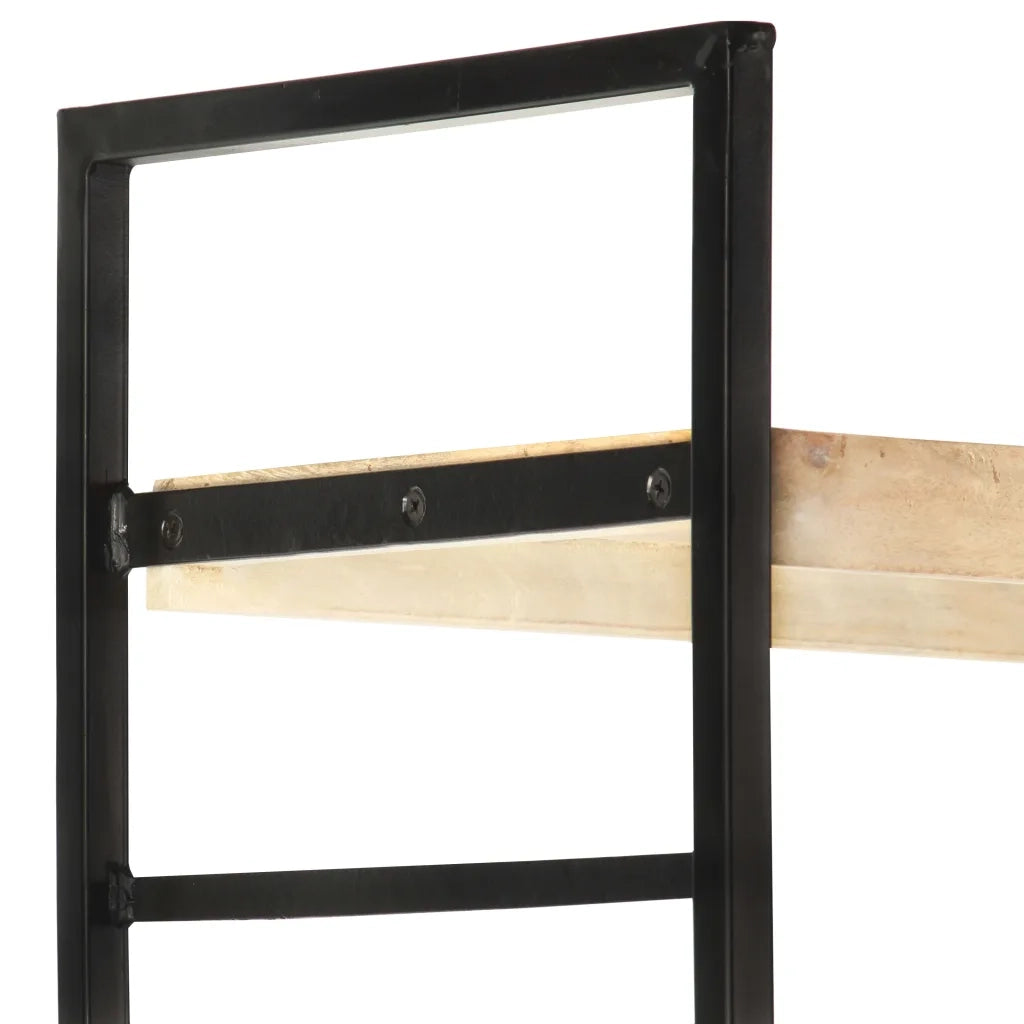 Libreria a 4 Livelli 80x30x180 cm in Legno Massello di Mango 284421