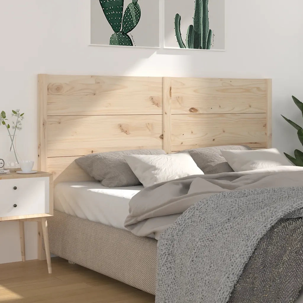 Testiera | Testata per Letto 166x4x100 cm in Legno Massello di Pino