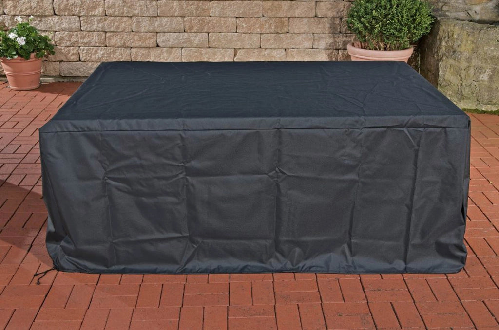 Copertura salottino esterno ad angolo 222x165x65 cm Molde nero