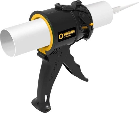 Pistola per sigillante a doppio effetto - Design innovativo e patente - Struttura in ABS leggera - per sigillare le più piccole alle più grandi superfici - utilizzo professionale