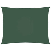 Parasole a vela | Telo Ombra | Vela da ombra Oxford Rettangolare 3x4 m Verde Scuro
