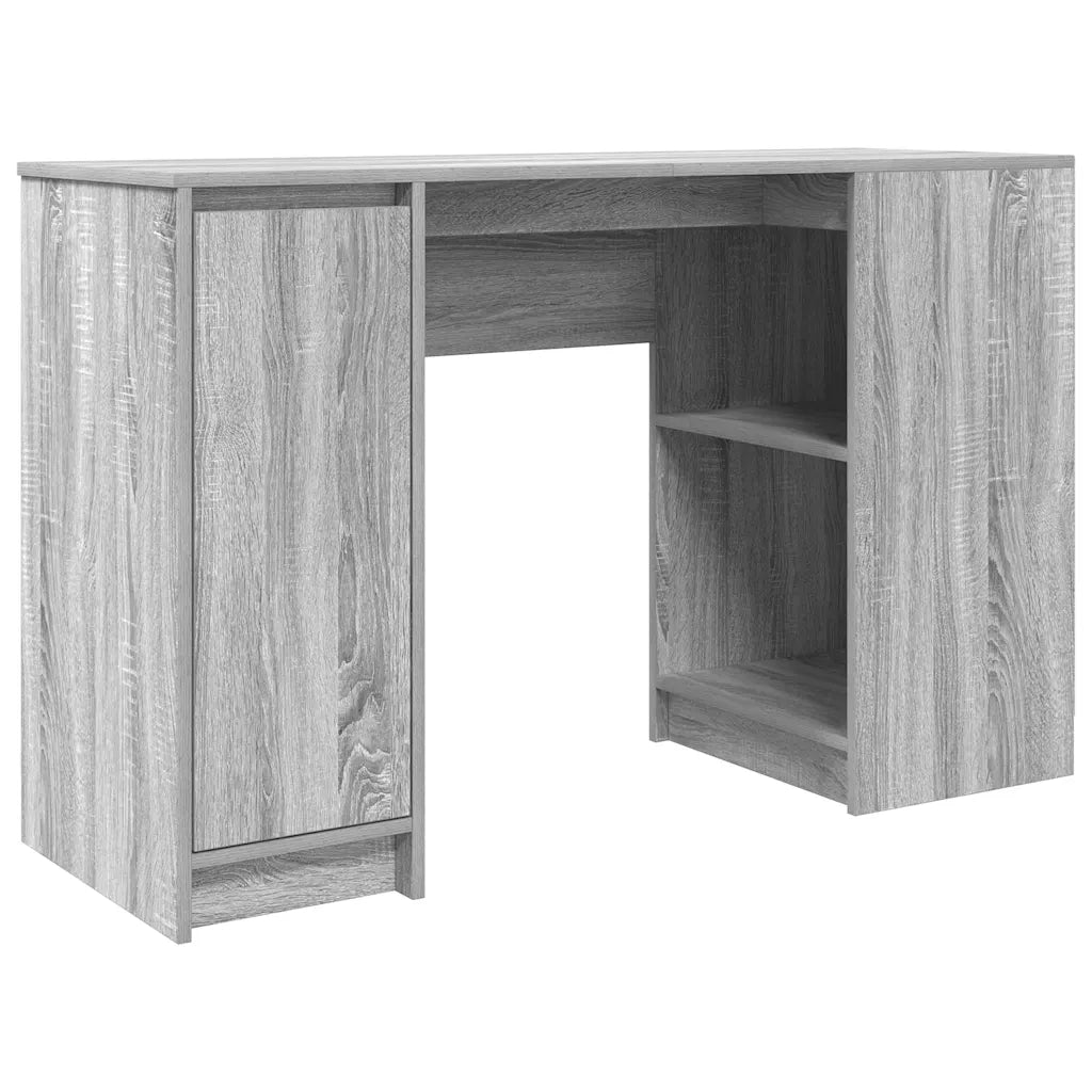 vidaXL Scrivania Grigio Sonoma 120x42x76 cm in Legno Multistrato