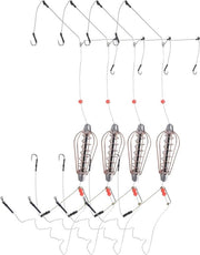 Accessori per pesca a quattro pezzi - Svelto nel zinco - Mandrino di rame - Accessori per pesca.