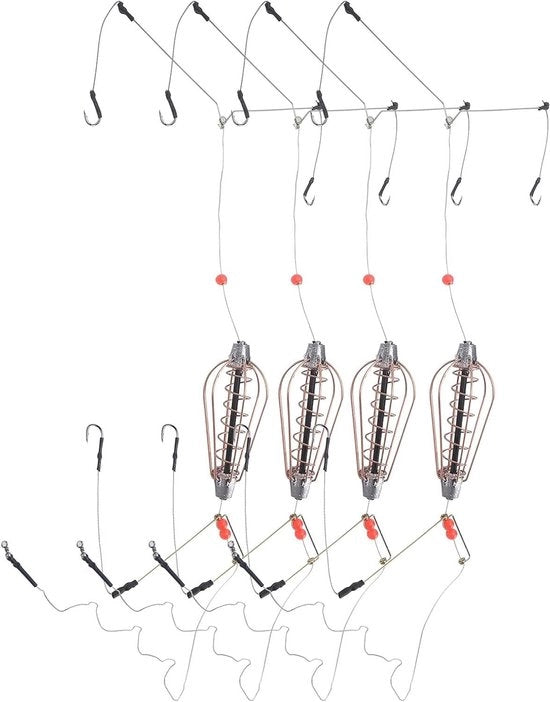 Accessori per pesca a quattro pezzi - Svelto nel zinco - Mandrino di rame - Accessori per pesca.