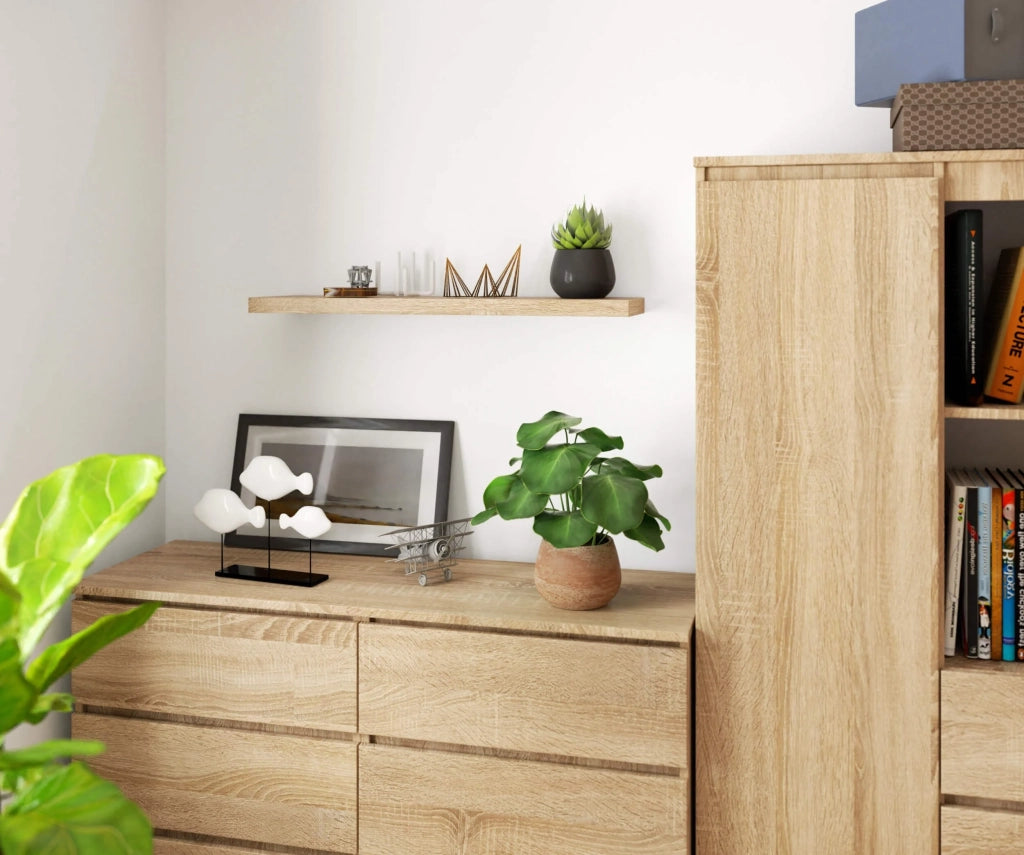Mensola a muro AKORD PS4 Sonoma Quercia 80 cm 80x20x3,2 cm