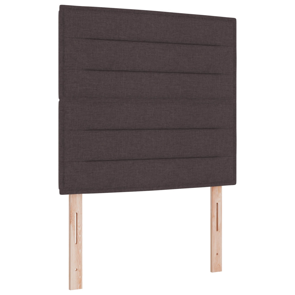 Testiera Design Linee Marrone Scuro 100 cm Tessuto