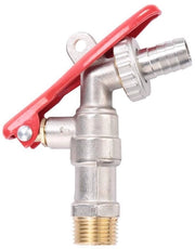 Pompa a vaso chiusura - Innovativa - Pompaggio esterno - Fusto in ottone - Flessibile 1/2 pollici - Resistente all'usura - Per irrigazione esterna - Valvola di scarico