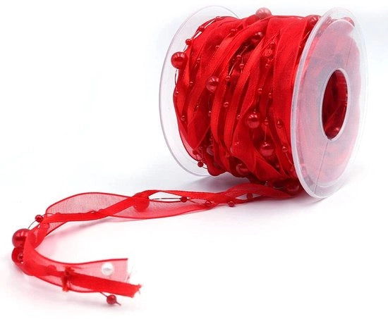 Decorazione con Lint Organza a 10 Metri - Decorazione per Matrimoni - Decorazione per Albero di Natale - Lint per Naia e Artigianato - Decorazione con Lint per Feste