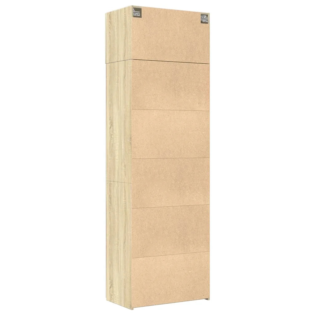 vidaXL Armadietto Rovere Sonoma 70x42,5x225 cm in Legno Multistrato