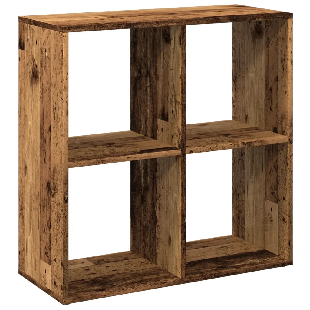 Libreria Divisorio Legno Vecchio 69,5x29x69,5 cm in Truciolato 858010
