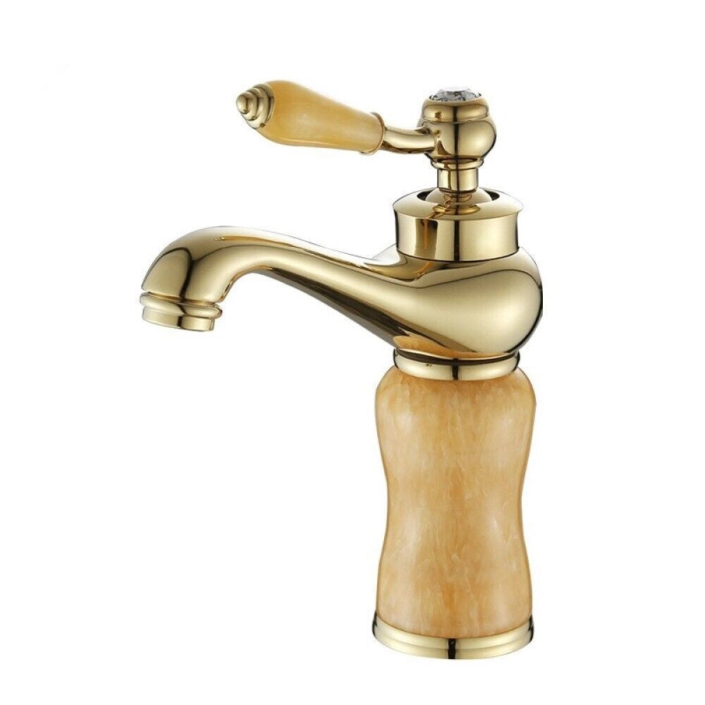RUBINETTO MISCELATORE EFFETTO MARMO  MONOCOMANDO BAGNO CASA ORO 61073