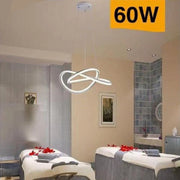 Trade Shop - Lampadario Led Moderno Intrecciato Lampada Soffitto 60w Luce 3000k 6500k 4000k A50b -
