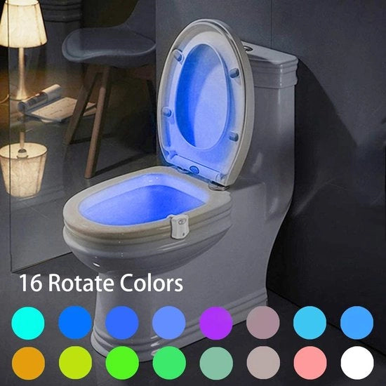 Luce per il water - Luce notturna per il water - Accessori per il bagno - Luce notturna per il water con sensore di movimento batteria