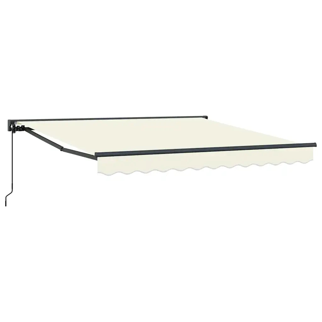 vidaXL Tenda Retrattile Crema 300x250 cm Tessuto