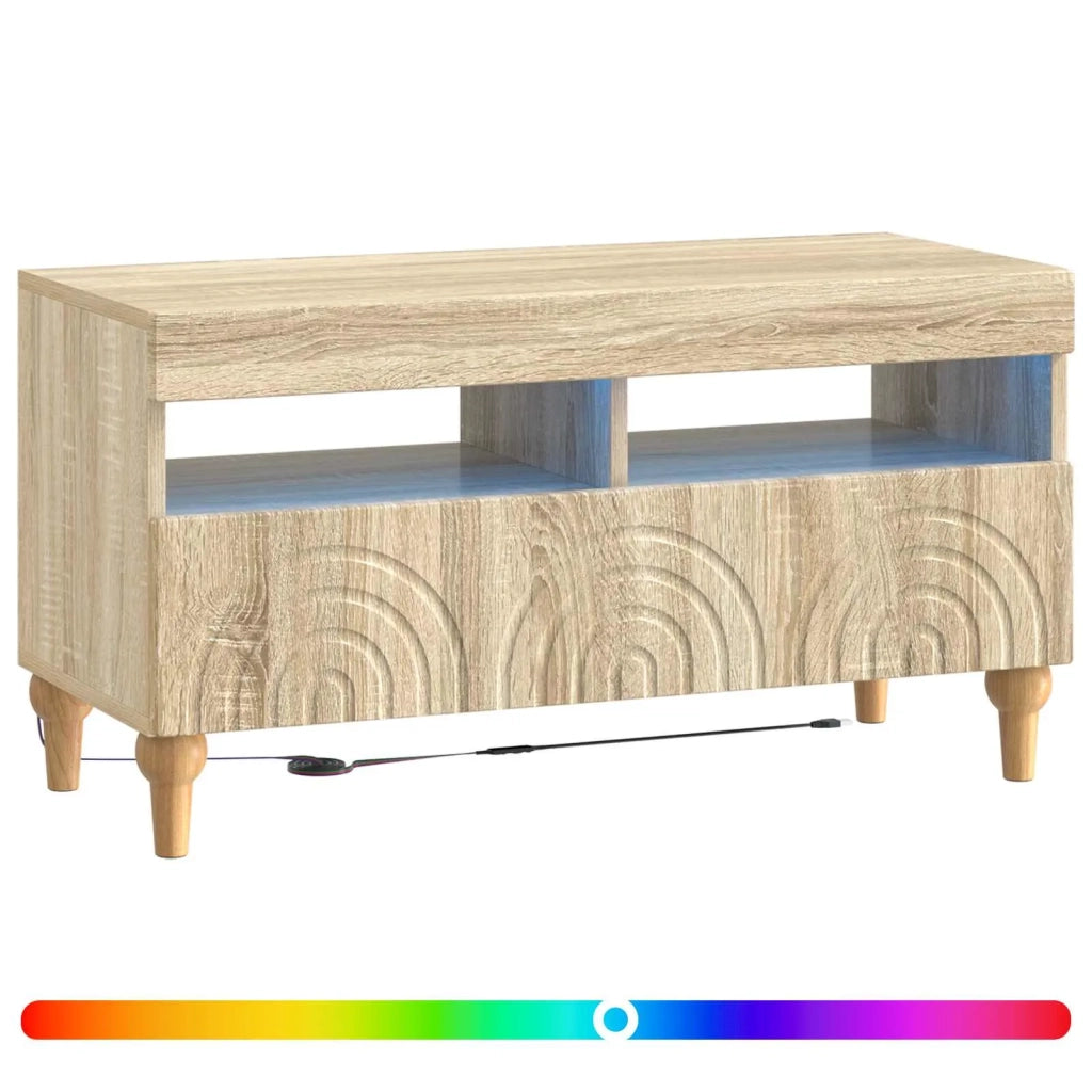 Mobile TV LED Rovere Sonoma Legno ingegnerizzato 896337