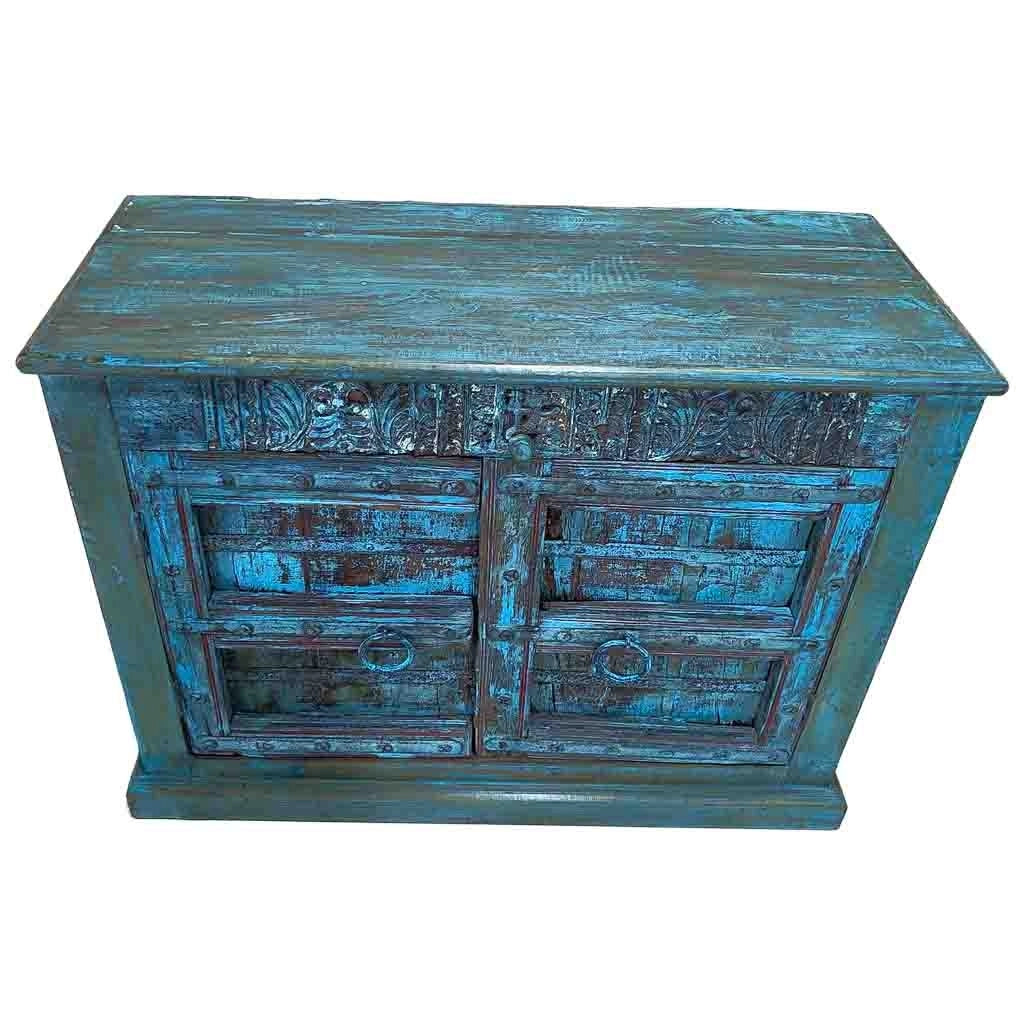 Credenza in legno fatta a mano 117x50x89h cm