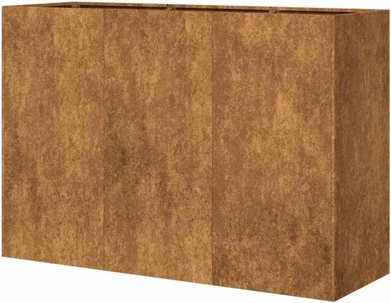 Piantagione in acciaio verniciato 120x40x80 cm resistente alle intemperie piantagione per giardino piantagione per vaso piantagione per giardino alta piantagione per vaso per giardino piantagione per giardino -