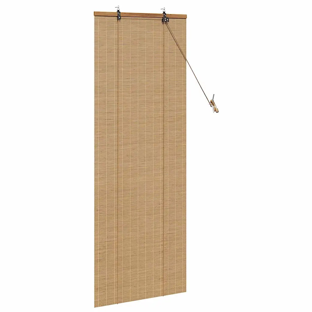 vidaXL Tende e Tapparelle per Finestre con tende Marrone Chiaro Bambù