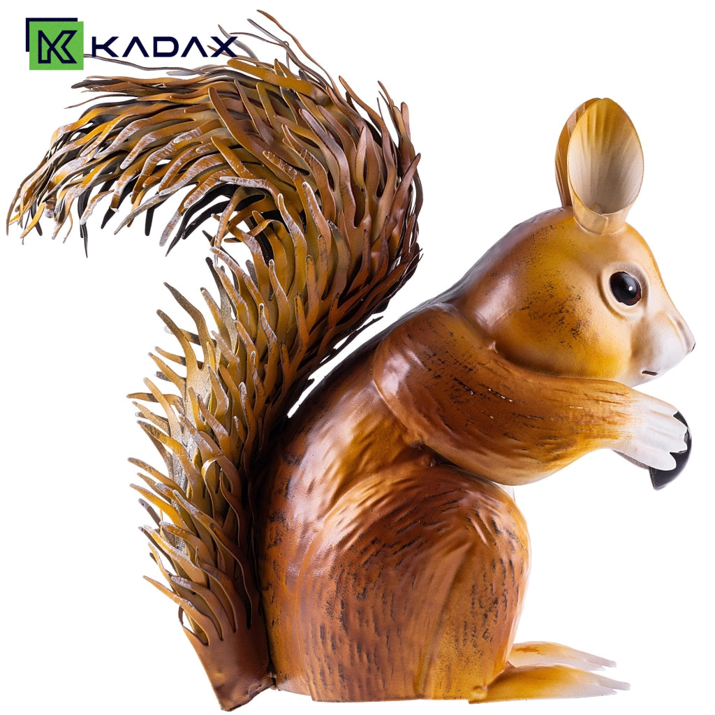 KADAX Stalowa figura ogrodowa wiewiórka QX240590 K