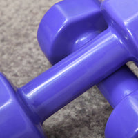 Set 4 Manubri Pesi Esagonali Totale 20KG in Acciaio e PU