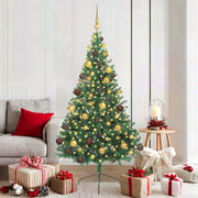 Albero di Natale artificiale con luci integrate Verde 180 cm 3397008