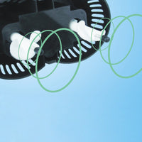 JVP-202AB Pompa di movimento doppia per acquari 12000l/h 24W con supporto a magnete