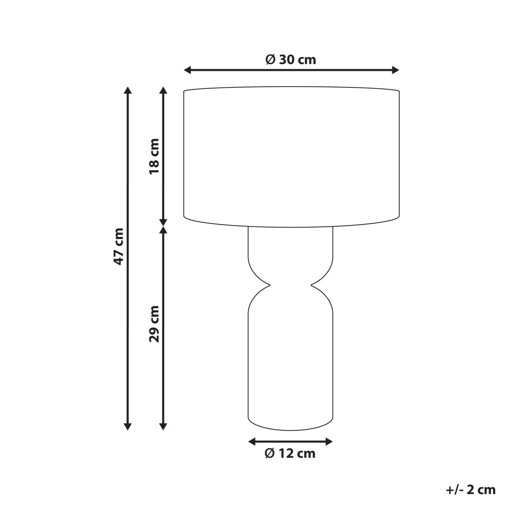 Lampada da comodino con paralume in rafia nera e base in ceramica Stile moderno Soggiorno Camera da letto