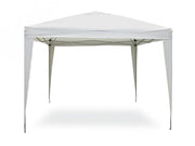 Gazebo smontabile con borsa per il trasporto 3x3 mt acciaio e poliestere bianco 160 gr/m2 Fredi Opip