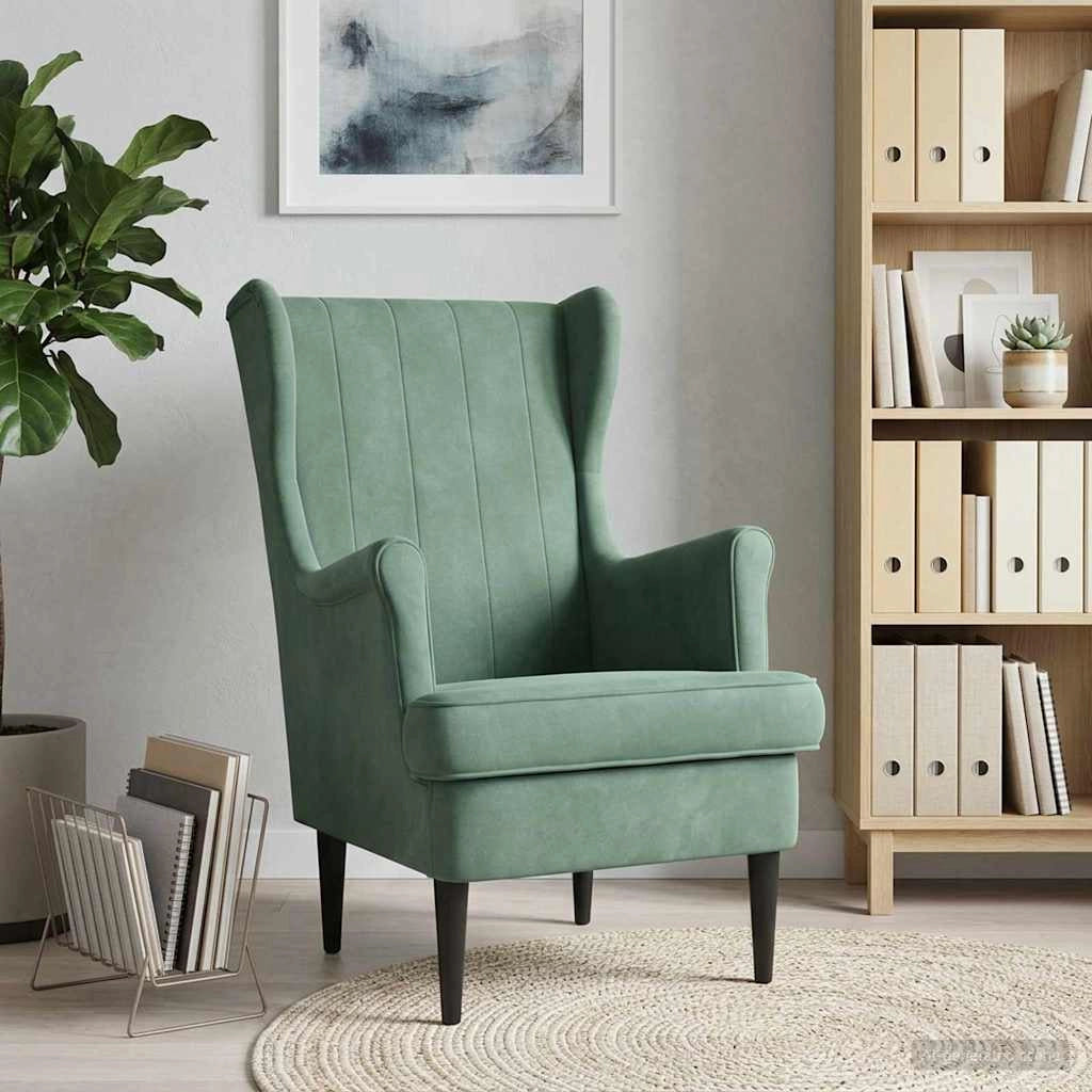 Poltrona Verde Mare Velluto 42029946
