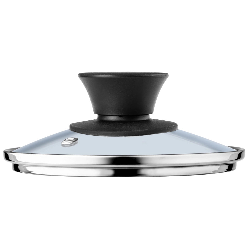 Coperchio in vetro KADAX da 16 cm, universale, resistente al calore, per pentole e padelle.
