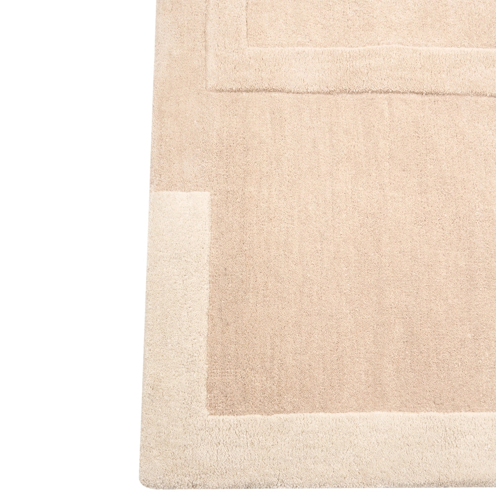 Tappeto Beige in lana Forma rettangolare Motivo geometrico 200 x 300 cm Stile moderno Soggiorno