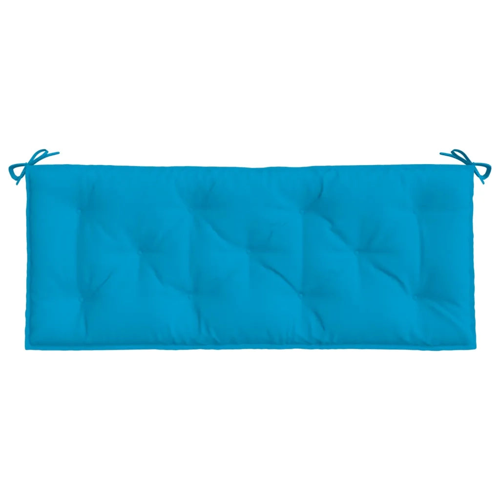 Cuscini per Panca 2 pz Azzurri 120x50x7cm in Tessuto Oxford 361682