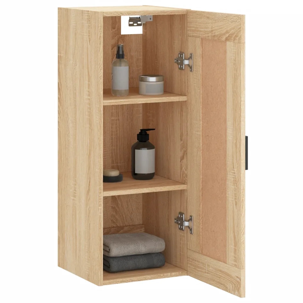 Armadietto a Muro | Mobile a Parete Rovere Sonoma 34,5x34x90 cm Legno Multistrato