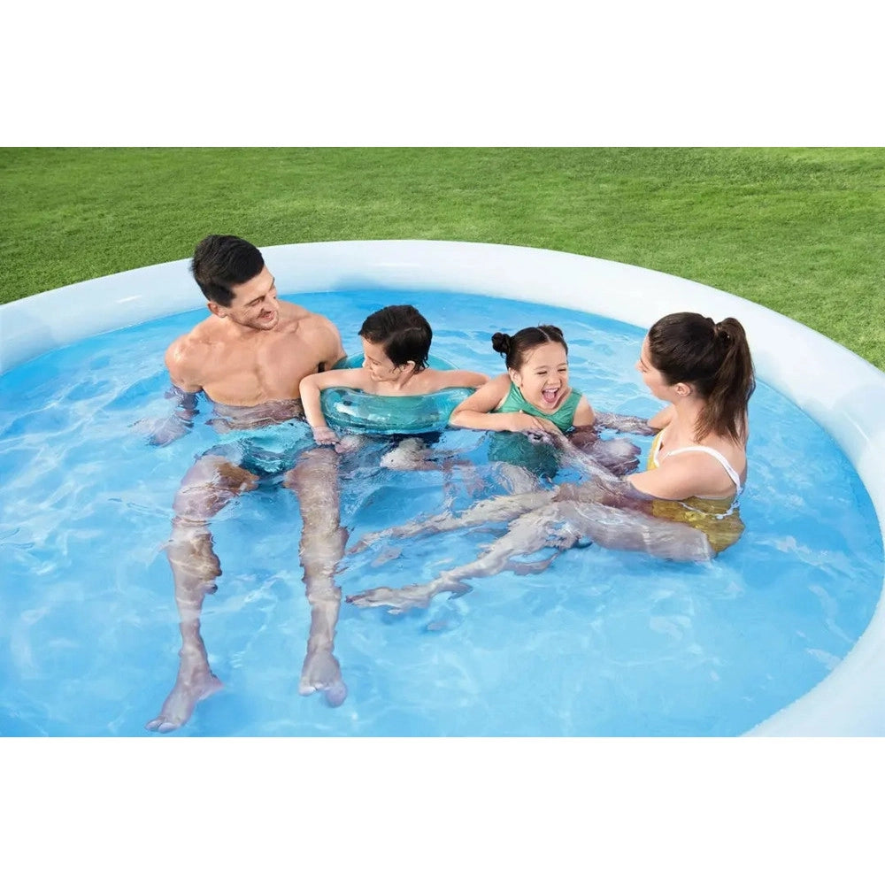 Trade Shop - Piscina Fuori Terra Tonda Gonfiabile Fast Set 305x66cm Con Pompa Filtro Cartuccia 57458 -