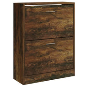 Scarpiera | Mobile per scarpe Rovere Fumo 63x24x81 cm in Legno Multistrato