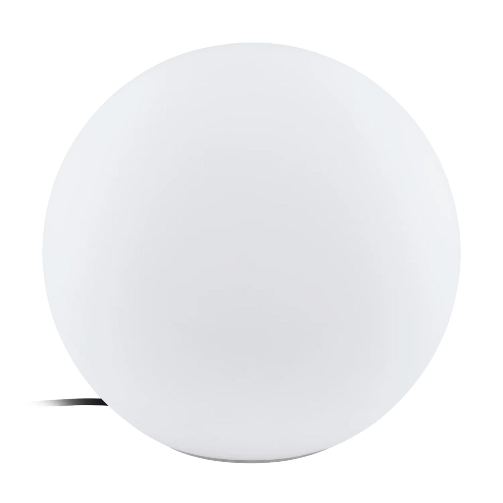 Sfera Esterno Contemporanea Monterolo Policarbonato Bianco 1 Luce E27 39Cm