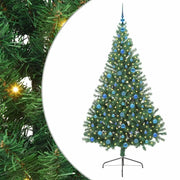 Albero di Natale | Decorazioni natalizie artificiale con luci integrate Verde 210 cm