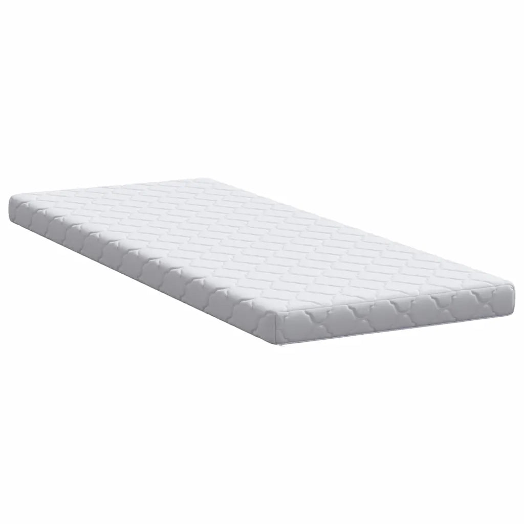 Materasso Bianco 70 x 200 cm Tessuto Jacquard