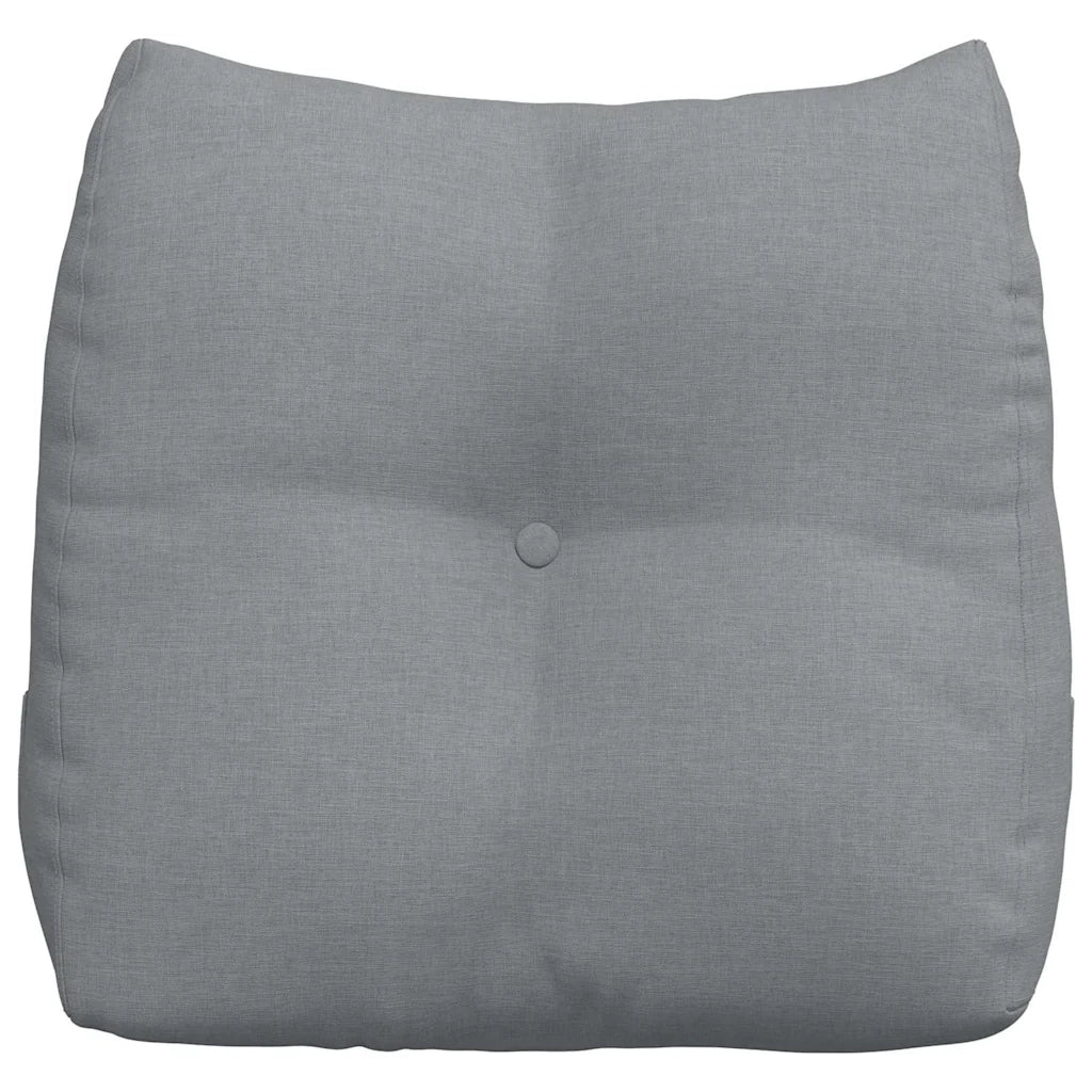 Cuscino per Schiena Grigio chiaro 45 x 24 x 50 cm Tessuto 42014354