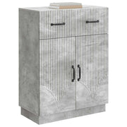 Credenza | Madia | Buffet da pranzo | Armadio da pranzo Grigio Cemento 66 x 34,5 x 87 cm Legno ingegnerizzato
