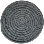 Supporti Antiscivolo in Cotone - Resistente al Calore - Grigio Scuro - 18 cm - 1 pezzo