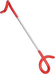 Supporto per lanterne per campeggio e giardino - Laccetti per lanterne - Multiuso hanger per stecchi di tenda - Sostegno per lanterna da tenda - Sostegno (1 pezzo - Rosso + Argento)